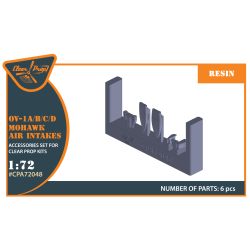 OV-1 A/B/C/D Mohawk  air intakes for CP kit  1/72 ClearProp CPA72048