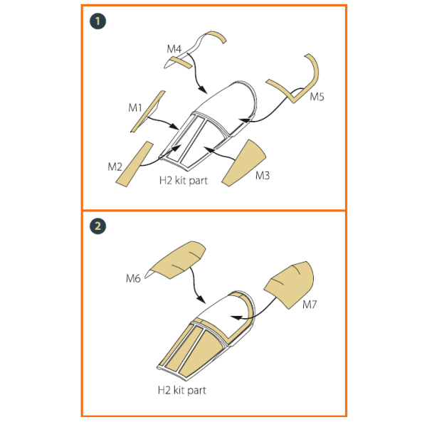 Jaguar A painting mask for Hobby Boss kit "yellow kabuki paper" 1/72 ClearProp CPA72060