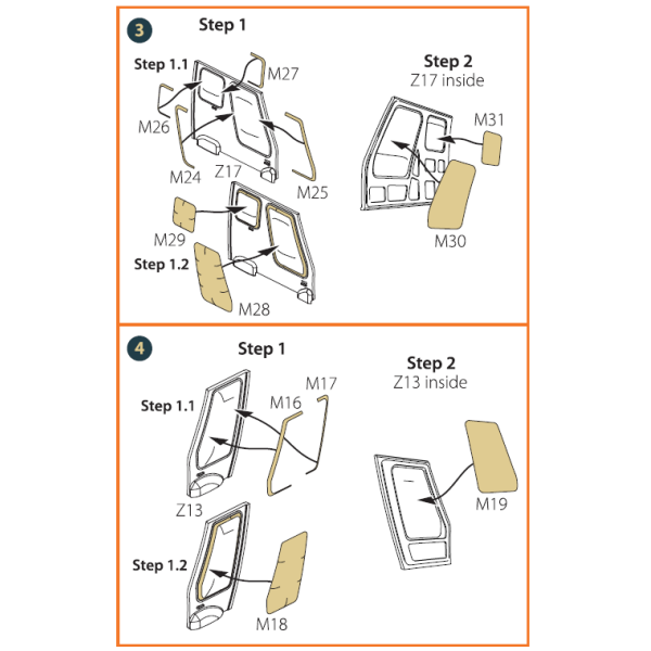 UH-2C SEASPRITE painting mask on "yellow kabuki paper" 1/72 ClearProp CPA72069