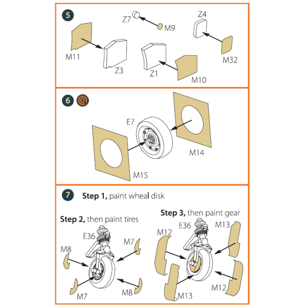 HH-2D SEASPRITE painting mask on "yellow kabuki paper" 1/72 ClearProp CPA72070