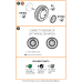 MiG-23ML, MLD, P, MLAE Wheel set (Resin) 1/72 ClearProp CPA72079