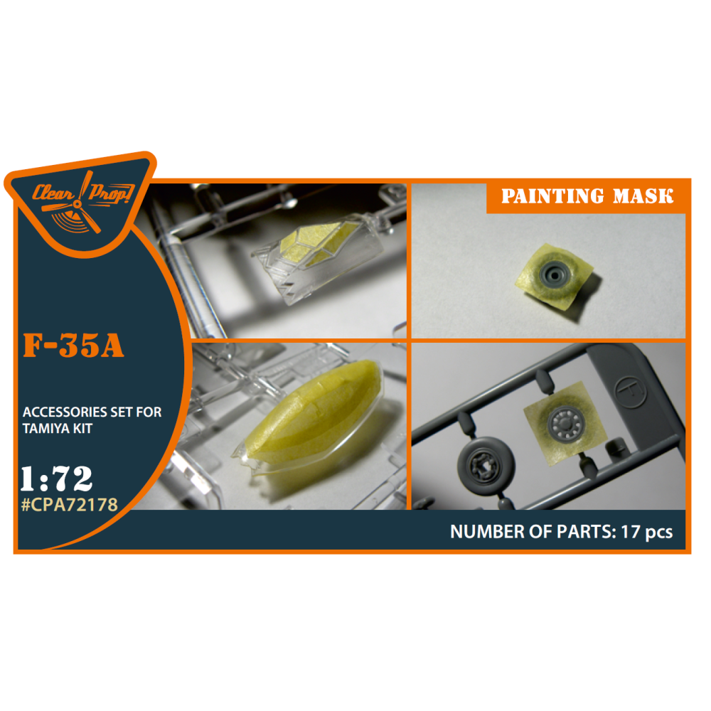 F-35A painting mask (Tamiya)  1/72 ClearProp CPA72178