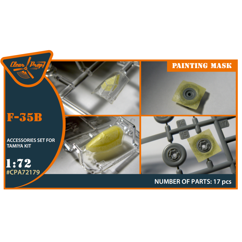 F-35B painting mask (Tamiya)  1/72 ClearProp CPA72179