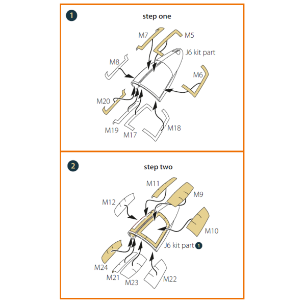 A-6A/E/E Tram Intruder double-sided painting mask on "yellow kabuki paper" for Trumpeter kit 1/72 ClearProp CPA72197