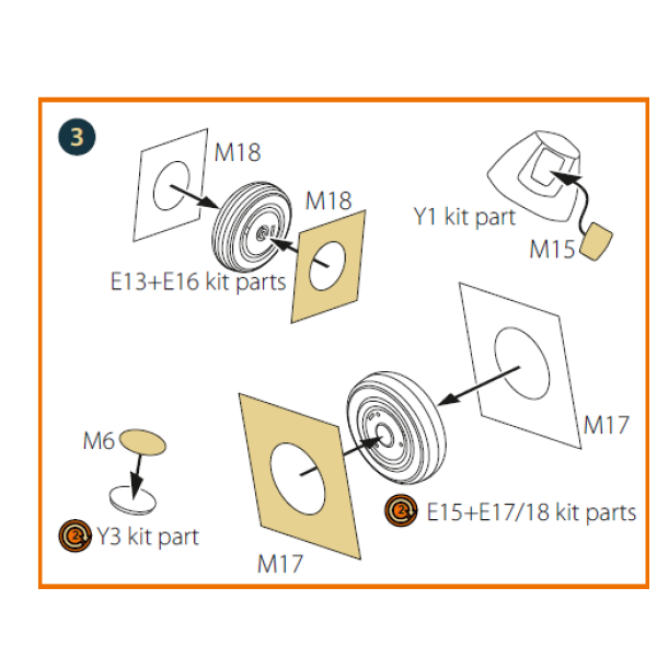 Su-17M3/4 double-sided painting mask on "yellow kabuki paper" for Modelsvit kit  1/72 ClearProp CPA72202
