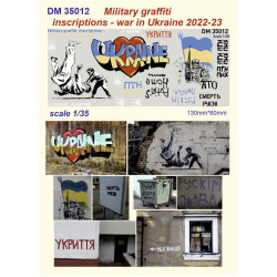 Decal Military graffiti. Ukraine 2022-24. 1/35 DANmodels 35012