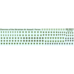 Decals chevrons of the Ukrainian Air Assault Forces 1/35 DANmodels 35019