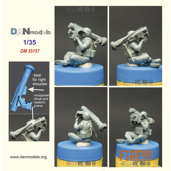 Вогонь. Український солдат. 2022 рік  (Смола) 1/35 DANmodels 35157