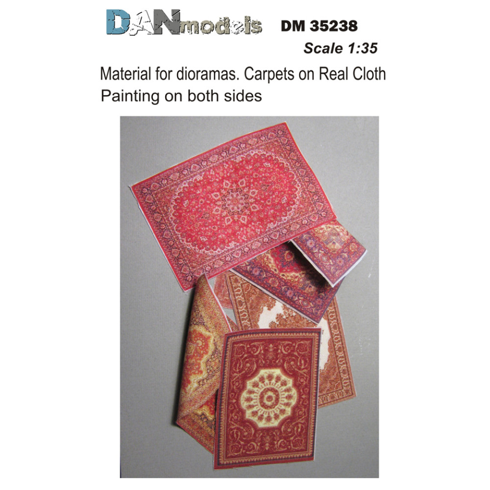 Material for dioramas. Carpets on Real Cloth. Painting on both sides 1/35 DANmodels  35238