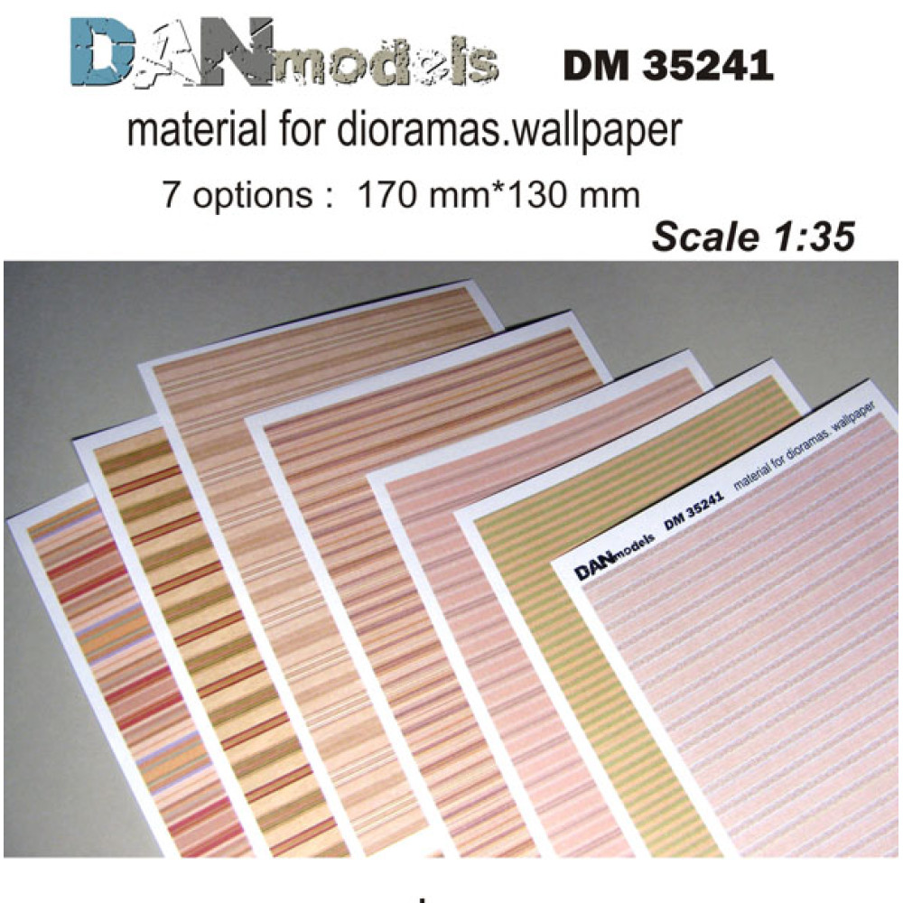 Material for dioramas.wallpaper #1 1/35 DANmodels  35241
