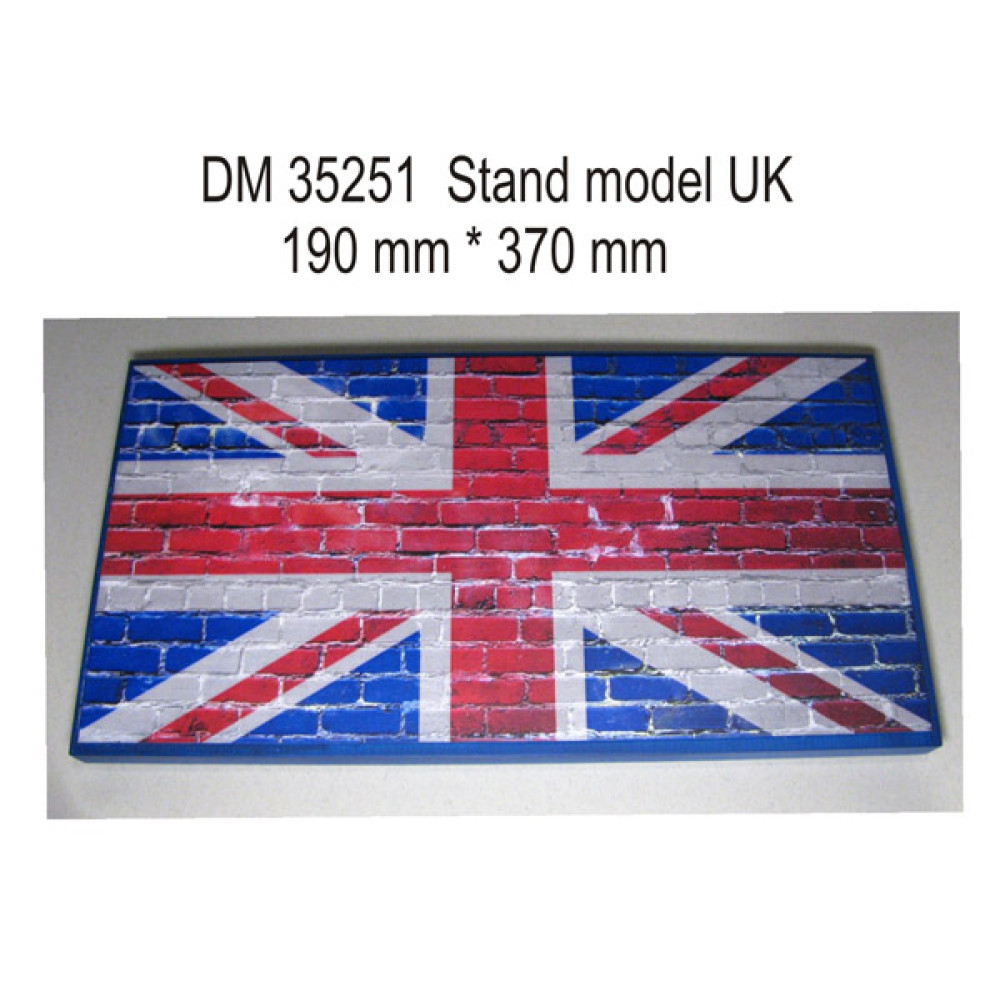Stand model for  UK theme, 190x370mm 1/35 DANmodels  35251