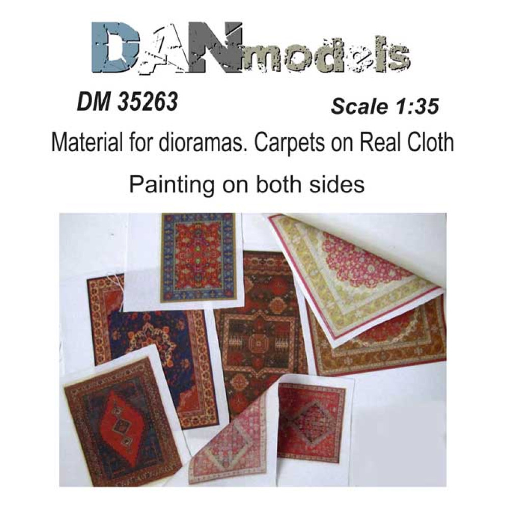 Material for dioramas. Carpets on real cloth 1/35 #3 1/35 DANmodels  35263