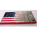 Підставка для моделі (тема БТТ США - підкладка бетон + прапор США) розміри 190мм * 370мм 1/35 DANmodels 35264