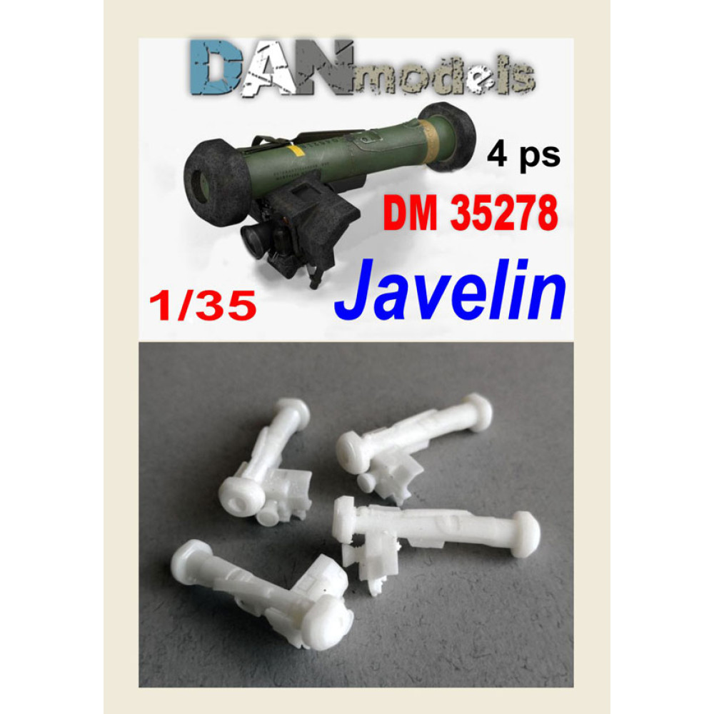 ATGM FGM-148 Javelin  4 pcs. (resin) 1/35 DANmodels 35278
