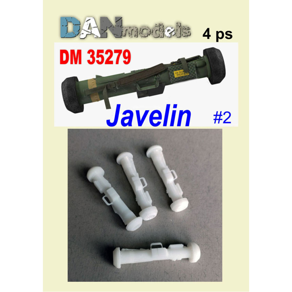 ATGM  Javelin #2  (4 pcs) (resin) 1/35 DANmodels 35279