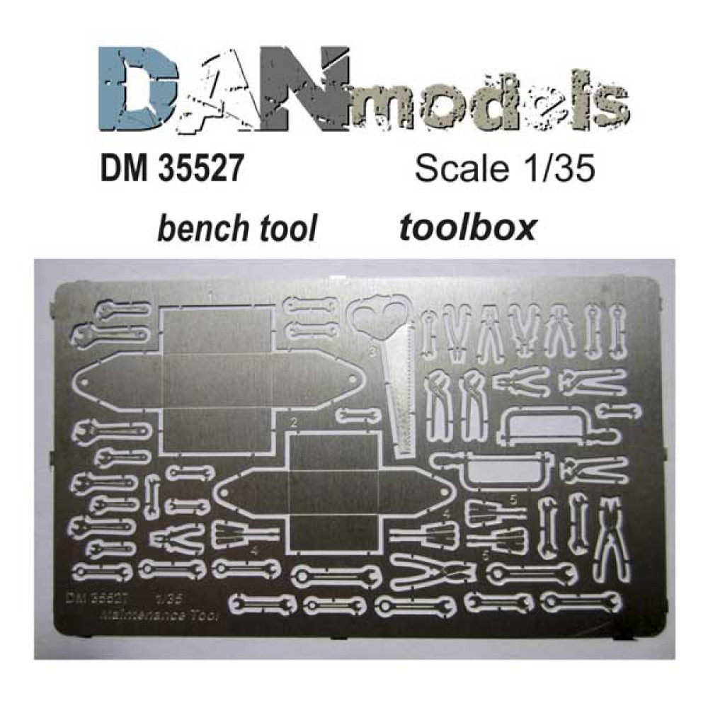 Bench tool. Toolbox 1/35 DANmodels  35527