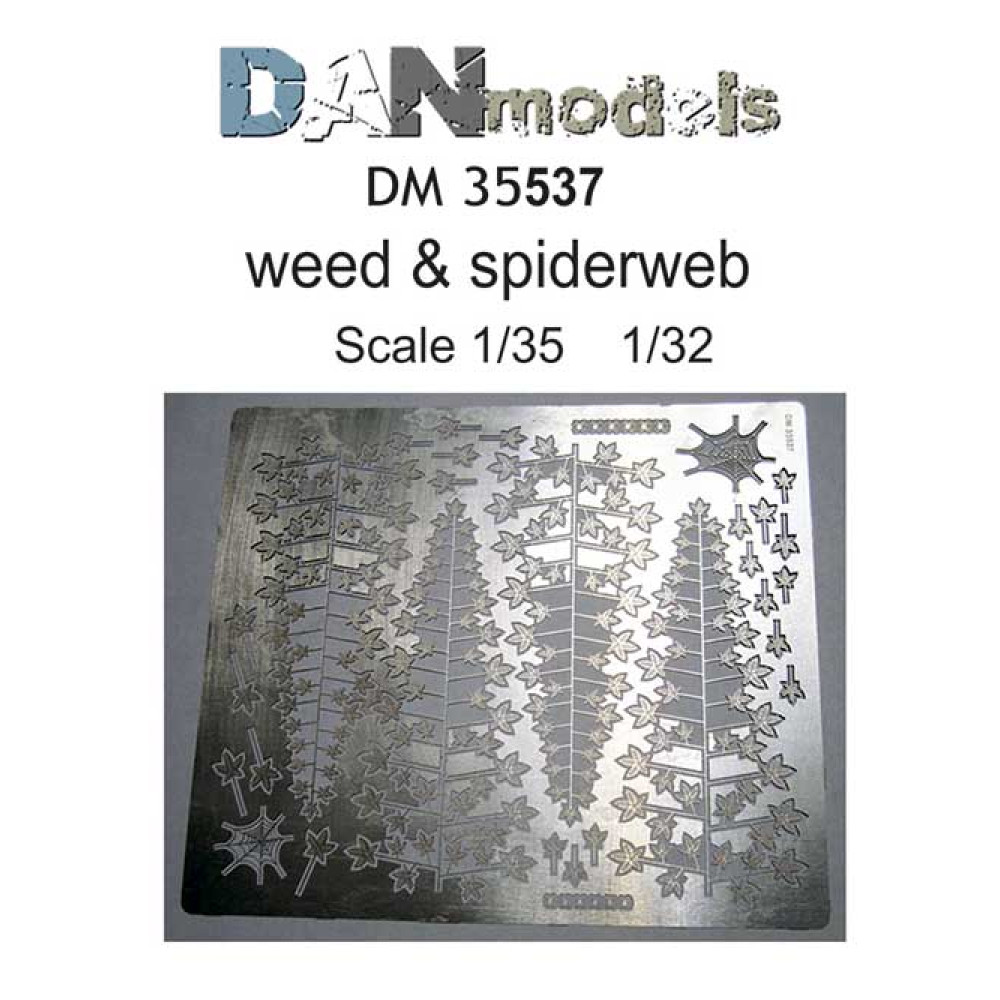 Photo-etched set weed & spiderweb 1/35 DANmodels  35537