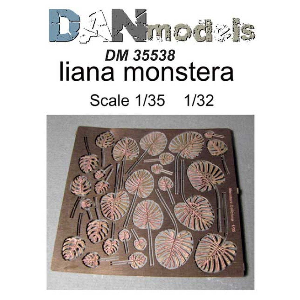 Photo-etched set liana monstera 1/35 DANmodels  35538