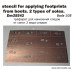  Stencil for applying footprints from boots. 2 types of soles.1/35 DANmodels  35542