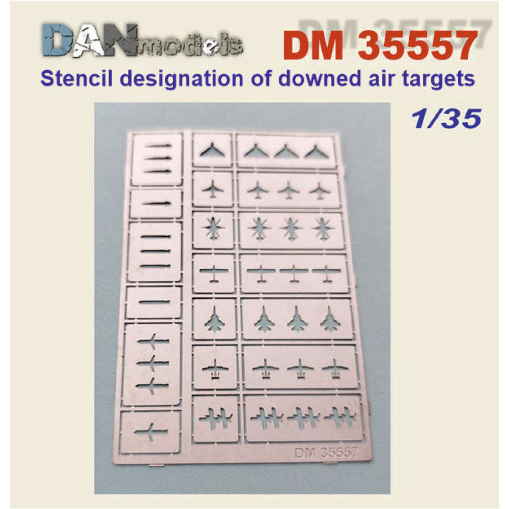 Stencil - Designation of downed air targets 1/35 DANmodels 35557