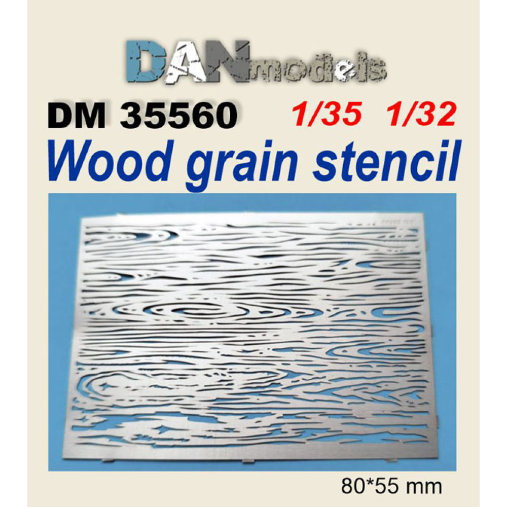 Stencil - Wood Texture #6. mm 1/35 DANmodels 35560