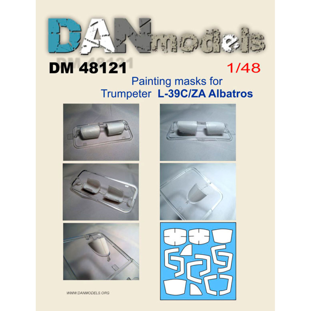 Painting masks for L-39 C/ZA Albatros (Trumpeter)  1/48 DANmodels  48121