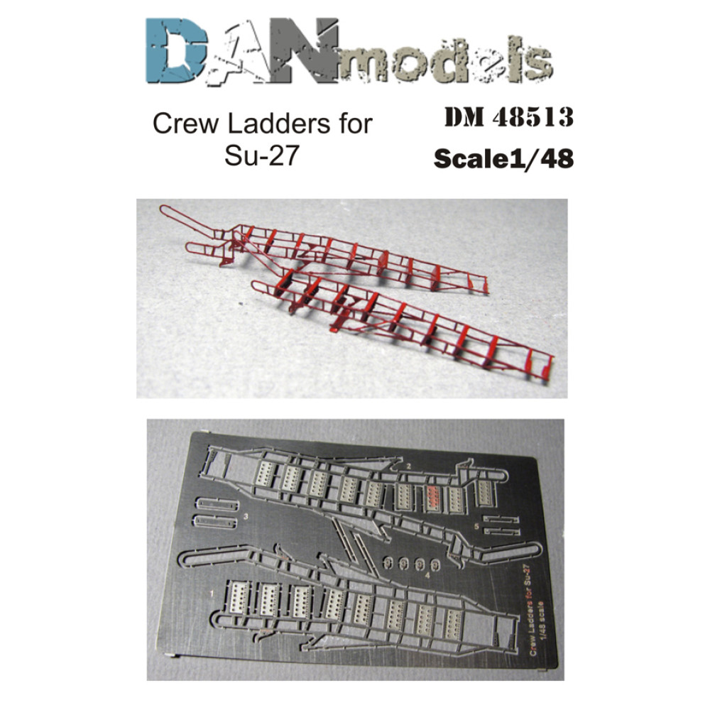 Crew Ladders for Su-27  1/48 DANmodels  48513