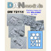 Маска для моделі літака МіГ-25 (ICM kit 1/72) 1/72 DANmodels 72114