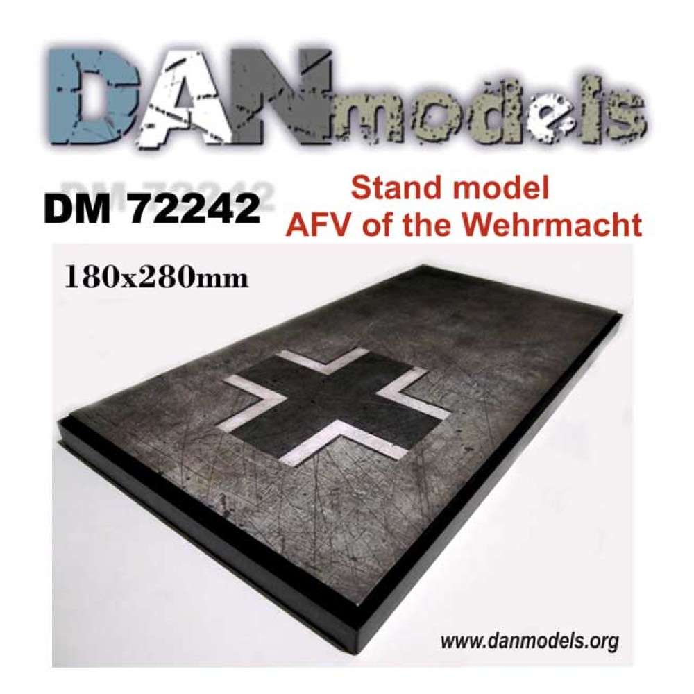 Stend model AFV of the Wehrmacht 1/72 DANmodels  72242