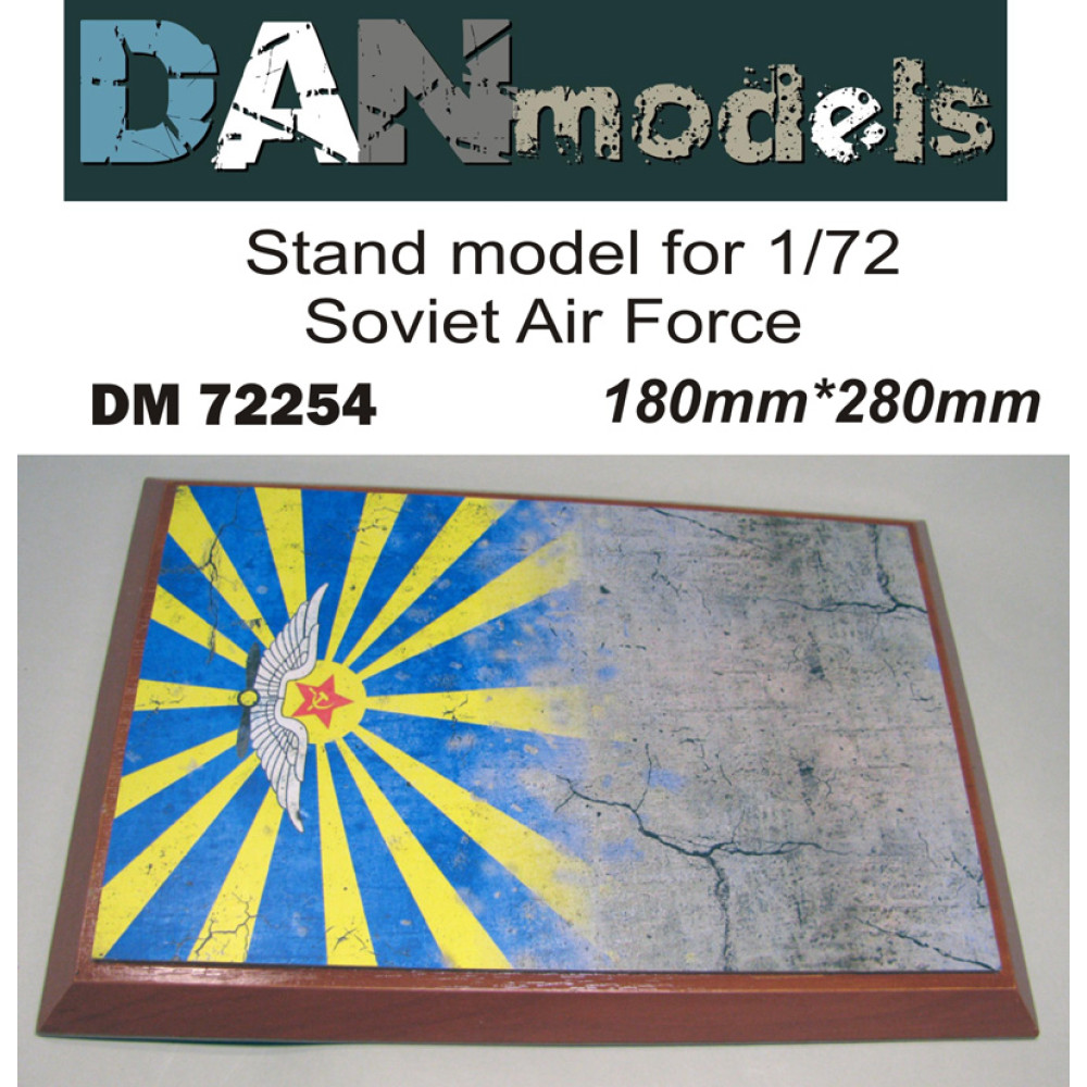 Stand model for 1/72 Soviet Air Force 180мм*280мм 1/72 DANmodels  72254