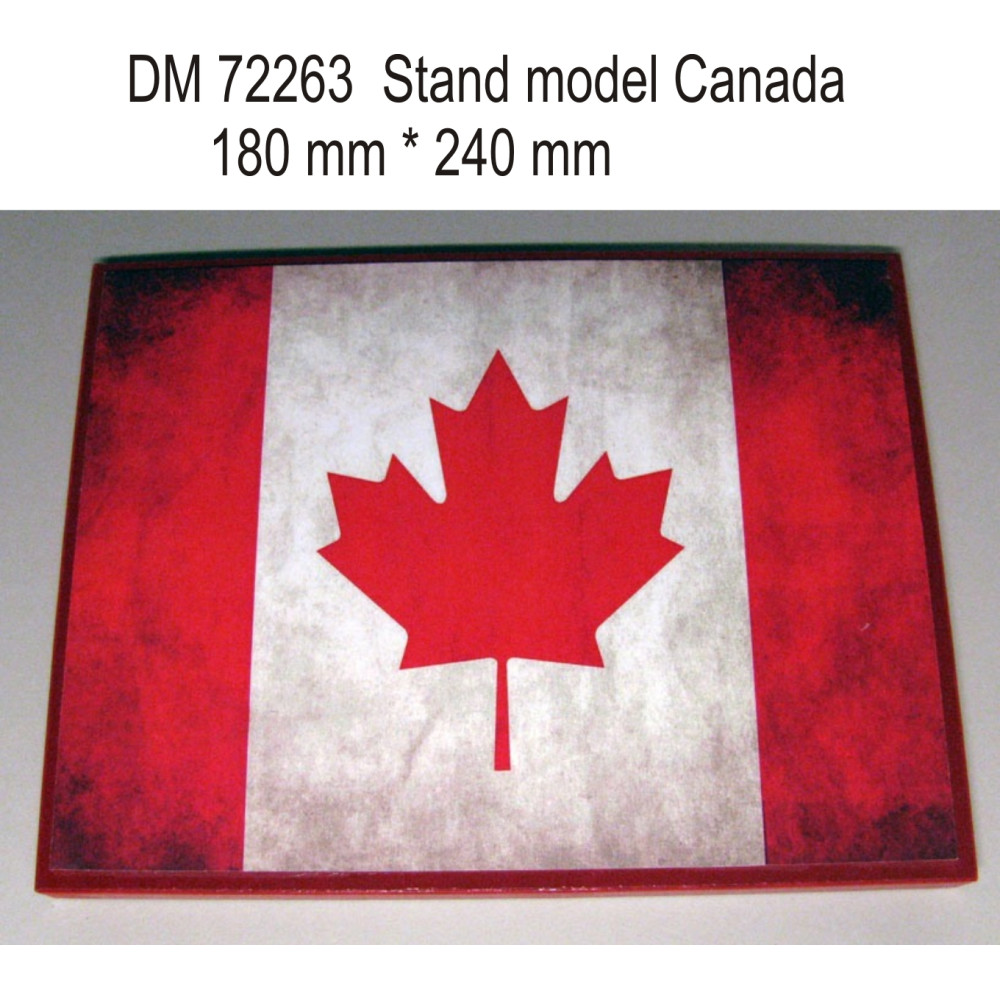 Stand model for 1/72, 1/48 Canada theme, 240x180mm  1/72 , 1/48 DANmodels  72263