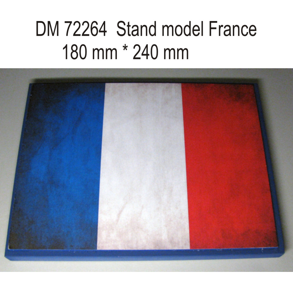 Stand model for 1/72 , 1/48 France theme, 240x180mm  1/72 , 1/48 DANmodels  72264