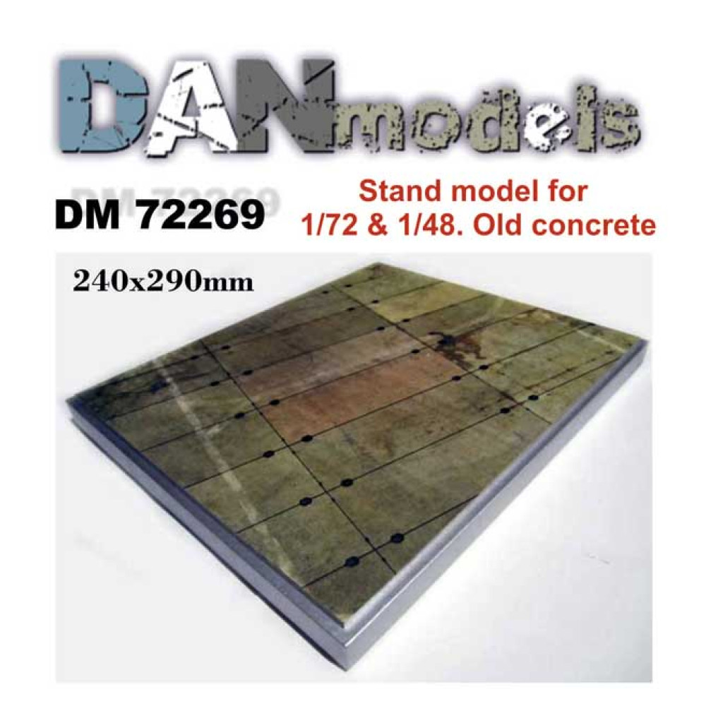 Stand model. Old concrete/ 240*290mm  1/72 , 1/48 DANmodels  72269