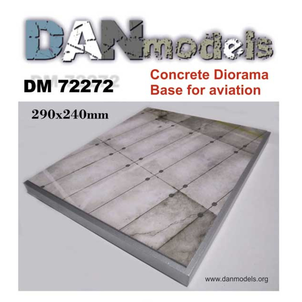 Concrete diorama. Base for aviation  1/48 DANmodels  72272