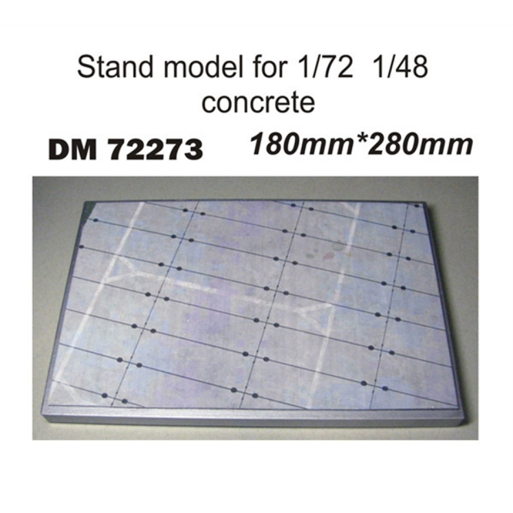 Stand model. concrete/ 180*280mm  1/72 , 1/48 DANmodels  72273