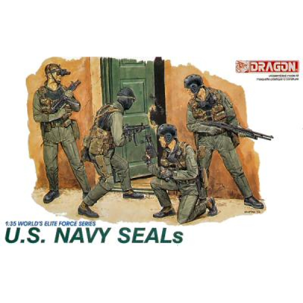 Американська команда підрозділу спецпризначення ВМФ - SEAL 1/35 Dragon 3017