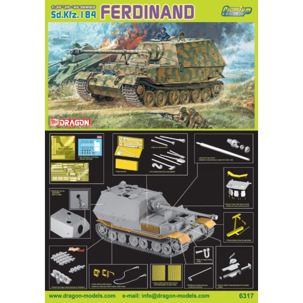 Танк Sd.Kfz.184 Ferdinand 1/35 Dragon 6317
