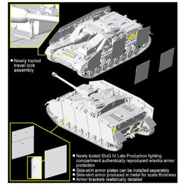 Танк StuG IV (пізній)  1/35 Dragon Models 6612