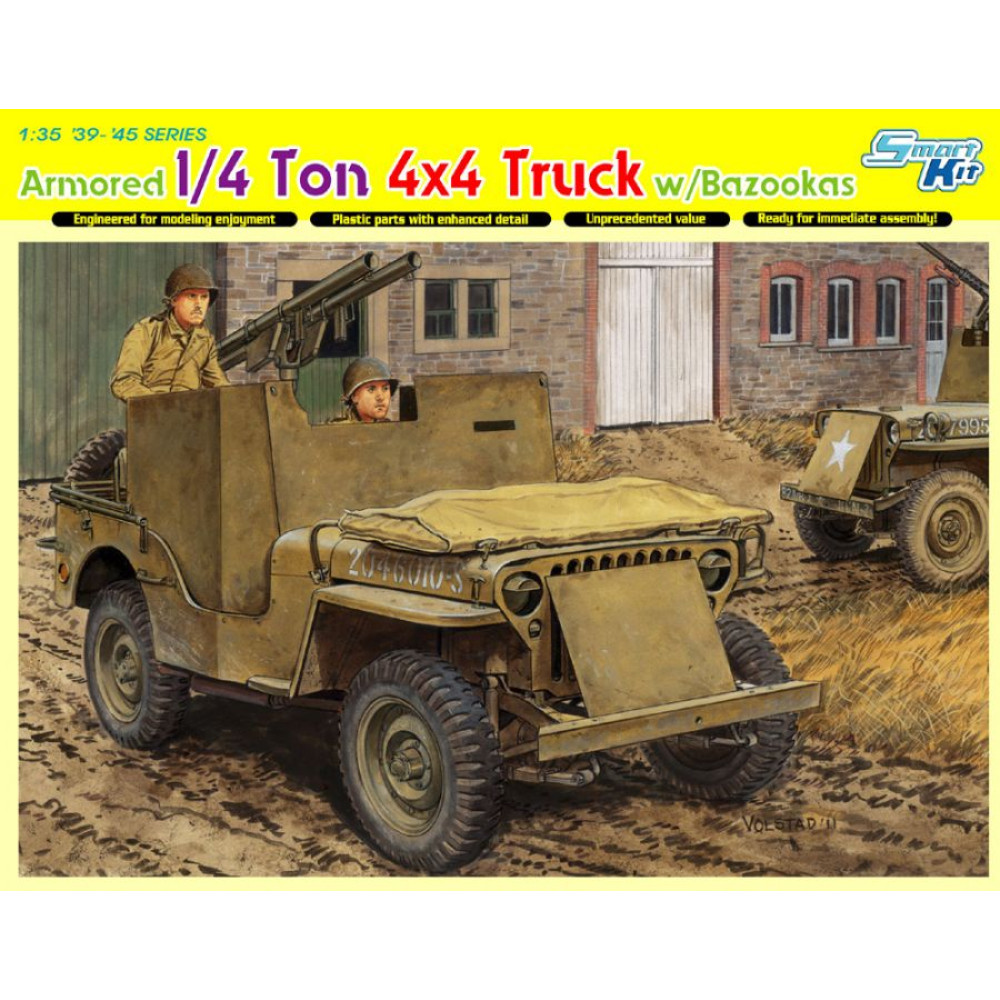 Американський бронеавтомобіль Willys MB 1/35 Dragon Models 6748