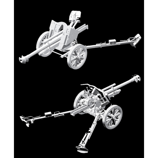 Німецька гармата 10.5cm leFH 18/40 з розрахунком 1/35 Dragon 6795