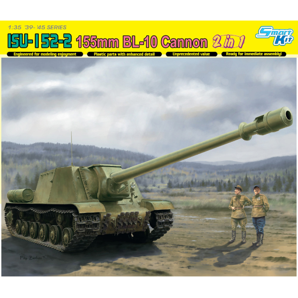 ІСУ-152-2 з гарматой  БЛ-10  1/35 Dragon Models 6796