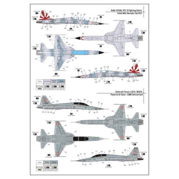 Northrop F-5F Tiger II  1/72 Dream Model 720014