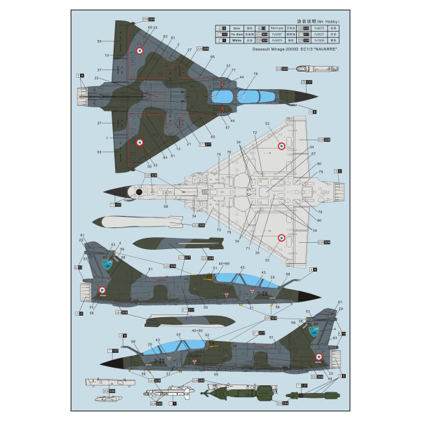 Mirage-2000D 1/72 Dream Model 720022