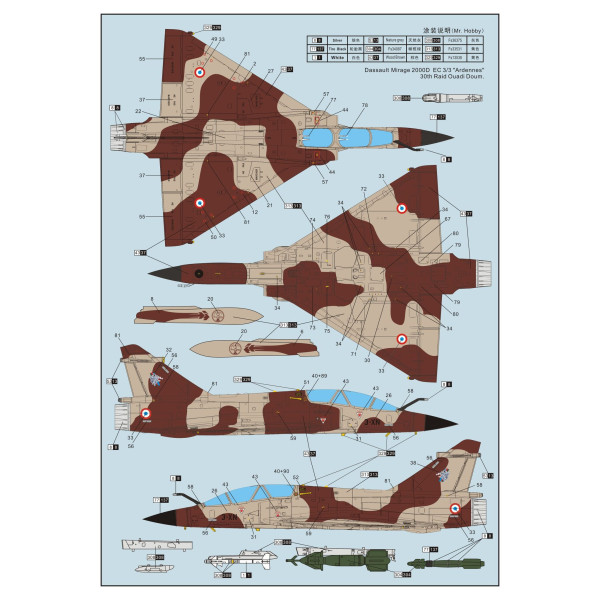 Mirage-2000D 1/72 Dream Model 720022