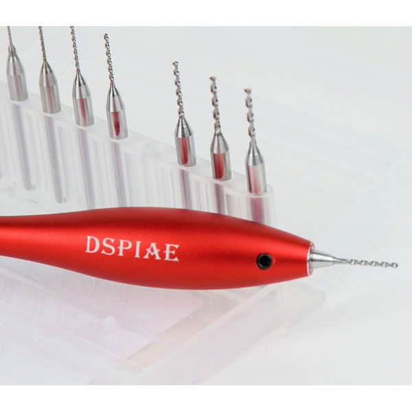 Hand Drill and Drill Bit (0.3mm-1.2mm) Dspiae AT-HD