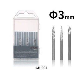 Tungsten Steel Grinding Head Set DSPIAE GH-002