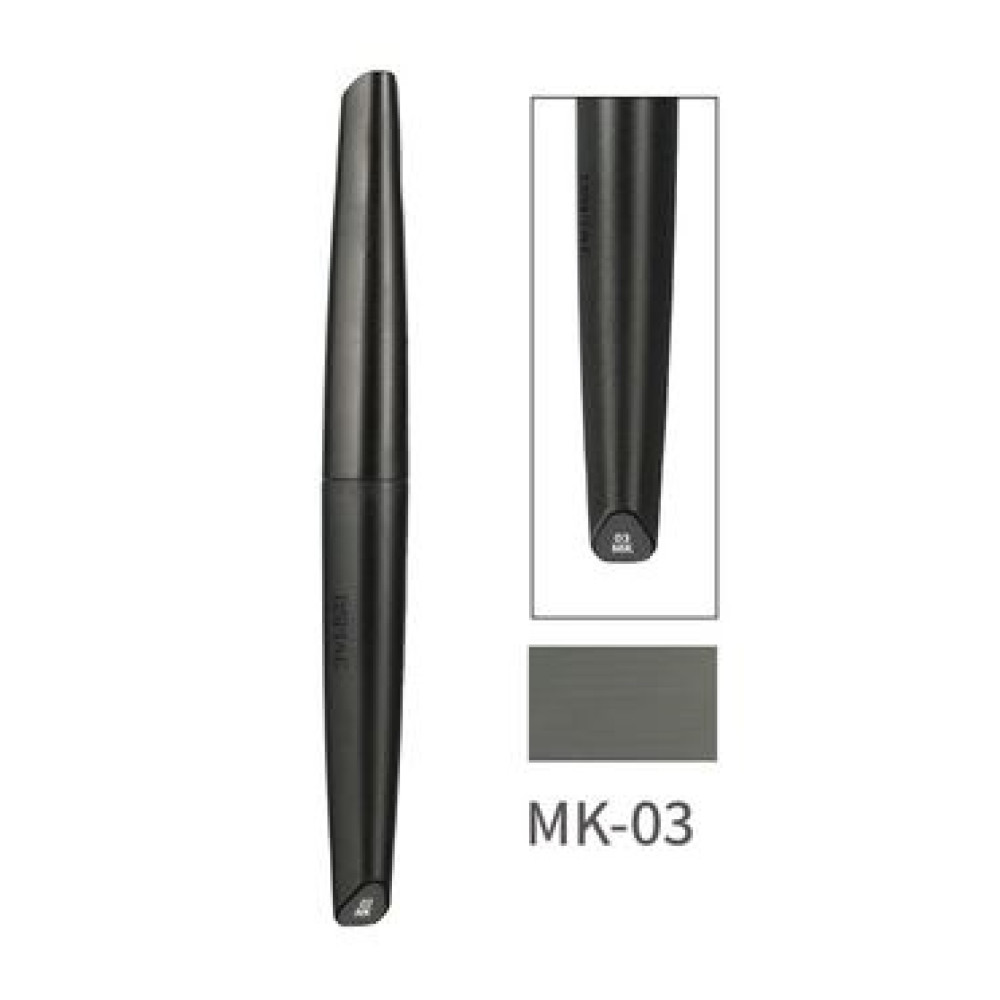 Gray - Water Based Soft Tip Marker MK-03 DSPIAE