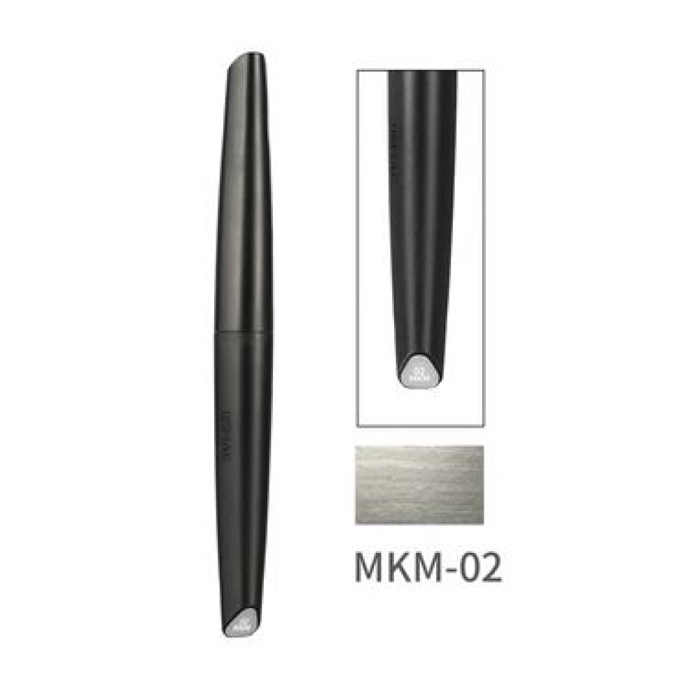 Metal silver - Water Based Soft Tip Marker MKM-02 DSPIAE