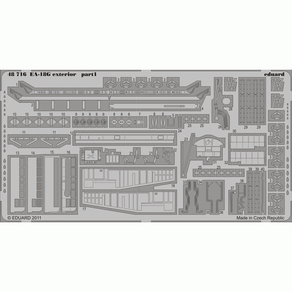 EA-18G exterior 1/48 Eduard 48716