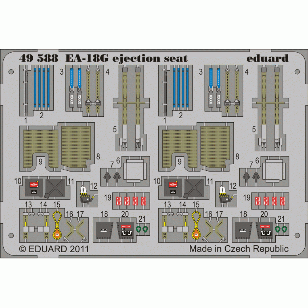 EA-18G ejection seat 1/48 Eduard 49588